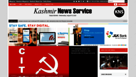 What Knskashmir.com website looked like in 2020 (4 years ago)