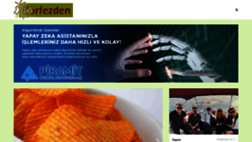 What Korfezden.com website looked like in 2020 (3 years ago)