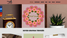 What Krisztadesign.hu website looked like in 2020 (3 years ago)