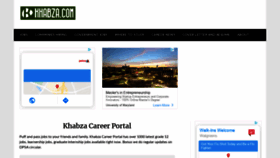 What Khabza.com website looked like in 2020 (3 years ago)