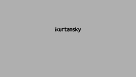 What Kurtansky.at website looked like in 2020 (3 years ago)
