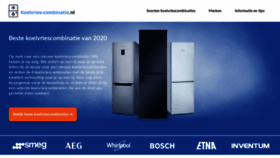 What Koelvries-combinatie.nl website looked like in 2020 (3 years ago)