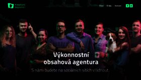 What Kreatika.cz website looked like in 2020 (3 years ago)