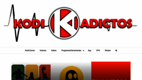 What Kodiadictos.com website looked like in 2020 (3 years ago)