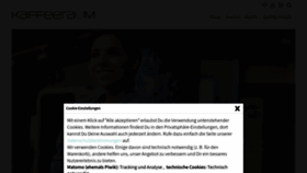 What Kaffeeraum.com website looked like in 2020 (5 years ago)
