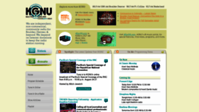 What Kgnu.org website looked like in 2020 (3 years ago)