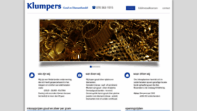 What Klumpers.nl website looked like in 2020 (3 years ago)