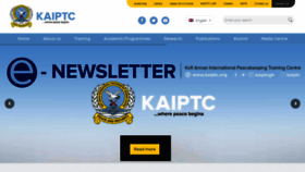 What Kaiptc.org website looked like in 2020 (3 years ago)