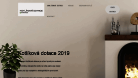 What Kotlicek.cz website looked like in 2020 (3 years ago)