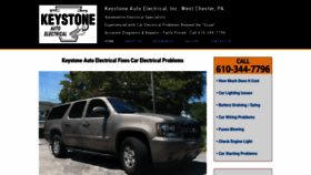 What Keystoneautoelectrical.com website looked like in 2020 (3 years ago)
