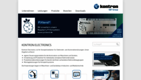 What Kontron-electronics.com website looked like in 2020 (3 years ago)