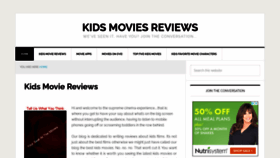 What Kidsmoviesreviews.com website looked like in 2020 (3 years ago)
