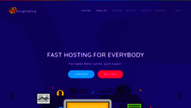What Konghosting.com website looked like in 2020 (3 years ago)
