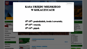 What Kolaczyce.pl website looked like in 2020 (3 years ago)