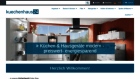 What Kuechenhaus-online.de website looked like in 2020 (3 years ago)