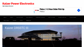 What Kaizerpowerelectronics.dk website looked like in 2020 (3 years ago)
