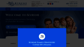 What Kyrenefamilydentistry.com website looked like in 2020 (3 years ago)