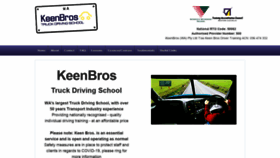 What Keenbros.com.au website looked like in 2020 (3 years ago)