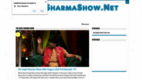 What Kapilsharmashow.net website looked like in 2020 (3 years ago)
