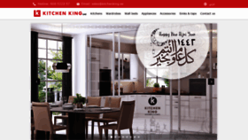 What Kitchenking.ae website looked like in 2020 (3 years ago)