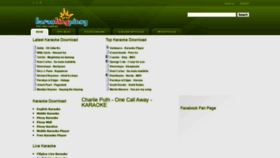What Karaokingpinoy.com website looked like in 2020 (3 years ago)