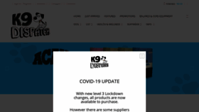 What K9dispatch.co.za website looked like in 2020 (3 years ago)
