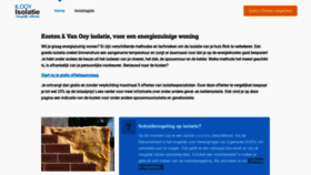 What Kooyisolatie.nl website looked like in 2020 (3 years ago)