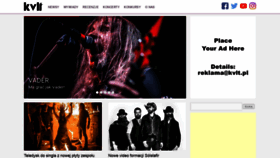 What Kvlt.pl website looked like in 2020 (3 years ago)