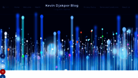 What Kevindjakporblog.com website looked like in 2020 (3 years ago)
