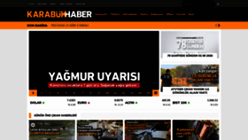 What Karabukhaber.com.tr website looked like in 2020 (3 years ago)