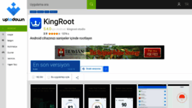 What Kingroot.tr.uptodown.com website looked like in 2020 (3 years ago)