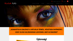 What Kodakfoto.hu website looked like in 2020 (3 years ago)