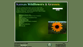 What Kswildflower.org website looked like in 2020 (3 years ago)