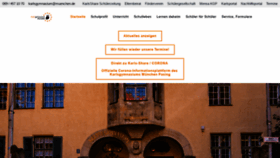 What Karlsgymnasium.org website looked like in 2020 (3 years ago)