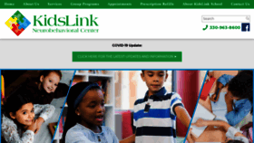 What Kidslinkohio.com website looked like in 2020 (3 years ago)