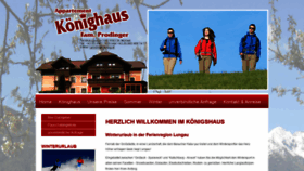 What Koenighaus.at website looked like in 2020 (3 years ago)