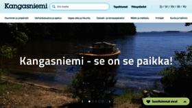 What Kangasniemi.fi website looked like in 2020 (3 years ago)