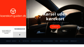 What Koerekort-guiden.dk website looked like in 2020 (3 years ago)