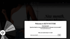 What Keycouture.com website looked like in 2020 (3 years ago)