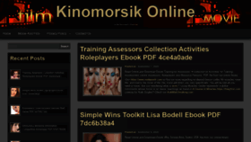 What Kinomorsik.online website looked like in 2020 (3 years ago)