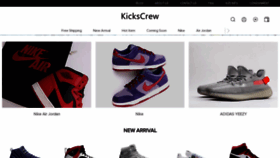 What Kicks-crew.com website looked like in 2020 (3 years ago)