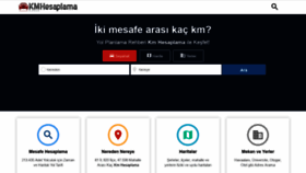 What Kmhesaplama.com website looked like in 2020 (3 years ago)
