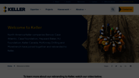 What Kellerfoundations.ca website looked like in 2020 (3 years ago)