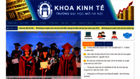 What Kinhte.hou.edu.vn website looked like in 2020 (3 years ago)