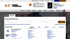 What Karierawfinansach.pl website looked like in 2020 (5 years ago)