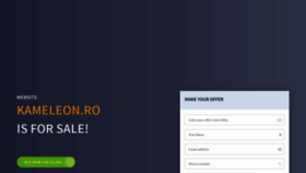 What Kameleon.ro website looked like in 2020 (3 years ago)