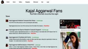 What Kajalaggarwalfan.in website looked like in 2020 (3 years ago)