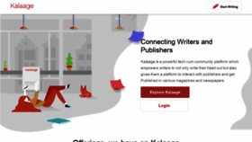 What Kalaage.net website looked like in 2020 (4 years ago)
