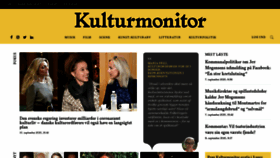 What Kulturmonitor.dk website looked like in 2020 (3 years ago)