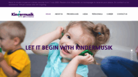 What Kindermusikwithlovestudios.com.sg website looked like in 2020 (3 years ago)